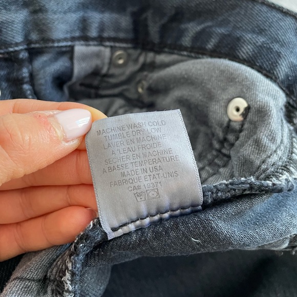 RE/DONE Originals High Rise Ankle Crop with Stretch Jeans - Picture 7 of 9